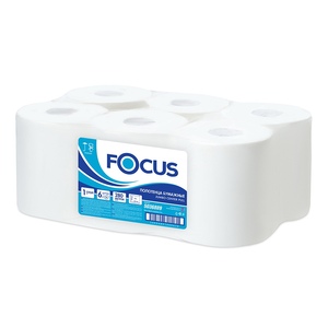 Бумажные полотенца Focus Jumbo (1 слой) с центральной подачей